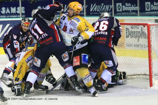 Photo hockey match Grenoble  - Strasbourg  le 03/03/2009