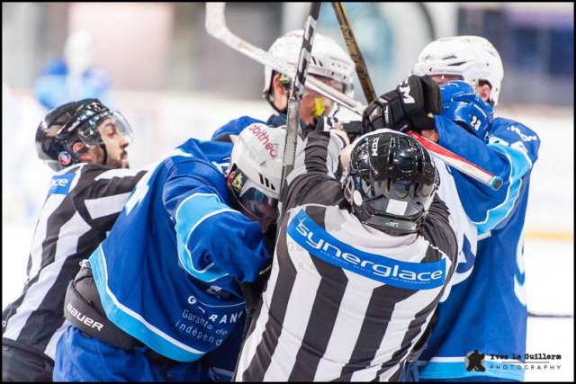 Photo hockey match Marseille - Paris (FV) le 24/02/2018