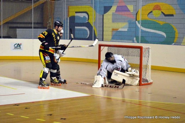 Photo hockey reportage N1 : Les Griffons en mode fusée