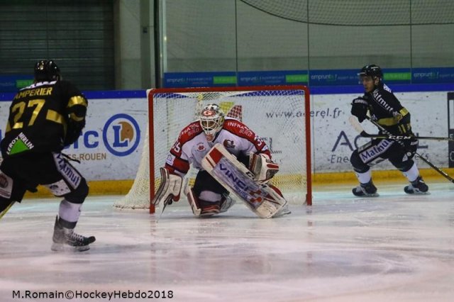 Photo hockey match Rouen - Amiens  le 10/03/2018