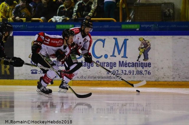 Photo hockey match Rouen - Amiens  le 10/03/2018