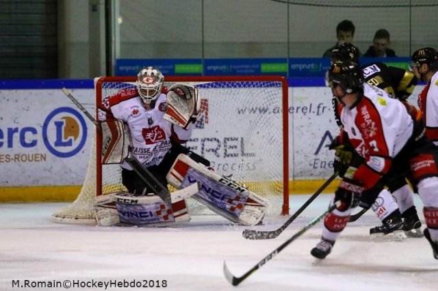 Photo hockey match Rouen - Amiens  le 10/03/2018