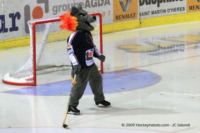 Photo hockey match Grenoble  - Strasbourg  le 04/03/2009