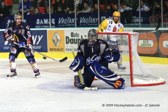 Photo hockey match Grenoble  - Strasbourg  le 04/03/2009