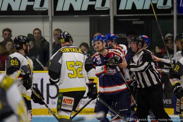 Photo hockey match Clermont-Ferrand - Chambéry le 17/03/2018
