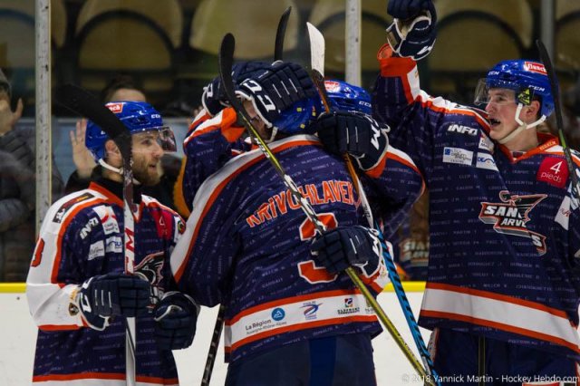 Photo hockey match Clermont-Ferrand - Chambéry le 17/03/2018
