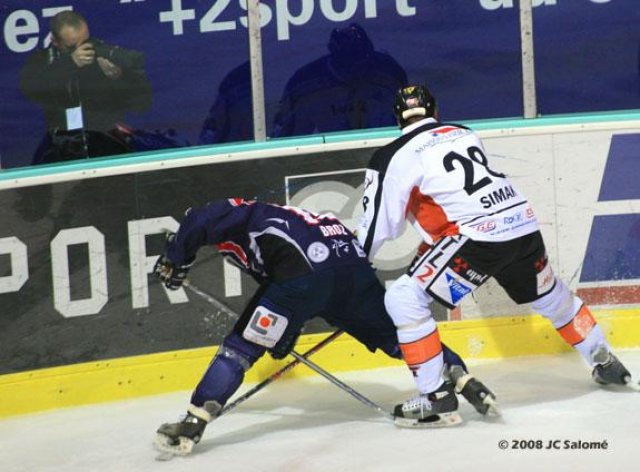 Photo hockey match Grenoble  - Tours  le 19/12/2007