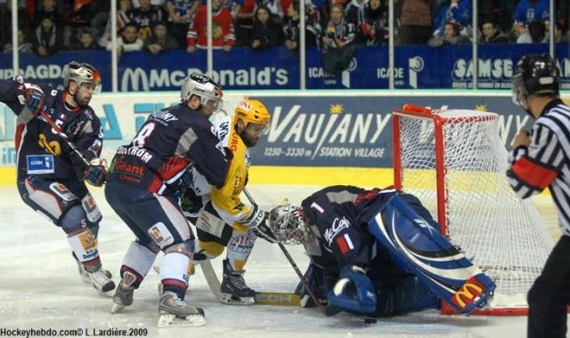 Photo hockey match Grenoble  - Strasbourg  le 04/03/2009