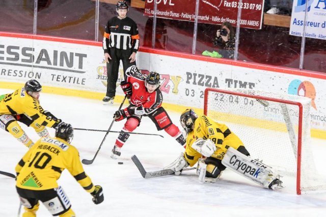 Photo hockey match Amiens  - Rouen le 18/03/2018