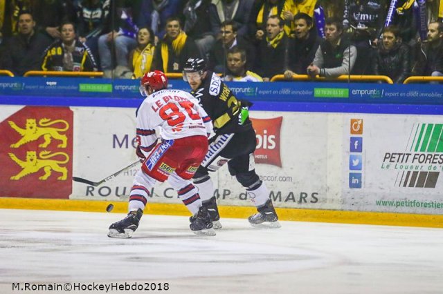 Photo hockey match Rouen - Grenoble  le 26/03/2018