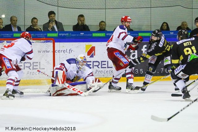 Photo hockey match Rouen - Grenoble  le 26/03/2018