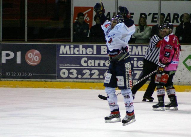 Photo hockey match Amiens  - Angers  le 06/03/2009