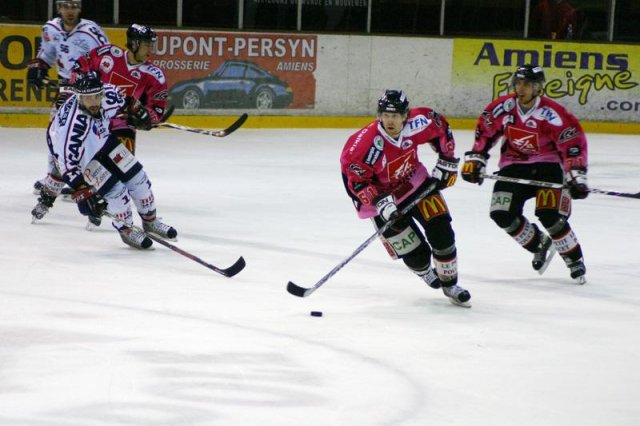 Photo hockey match Amiens  - Angers  le 06/03/2009