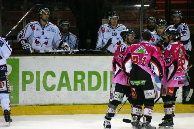 Photo hockey match Amiens  - Angers  le 06/03/2009