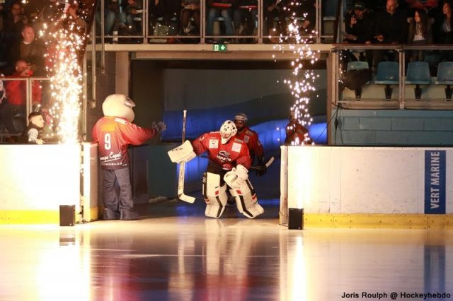Photo hockey match Montpellier  - Chambéry le 31/03/2018