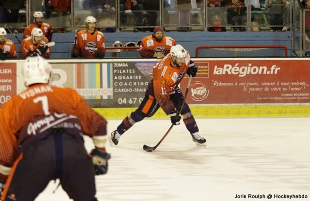 Photo hockey match Montpellier  - Chambéry le 31/03/2018
