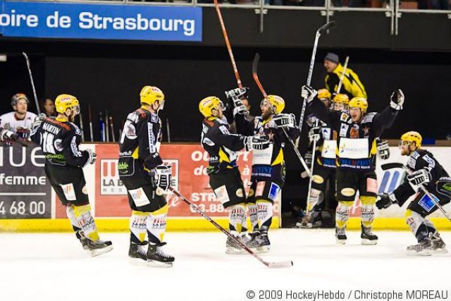 Photo hockey match Strasbourg  - Grenoble  le 06/03/2009