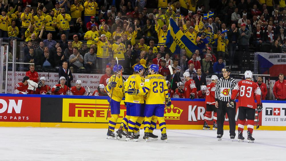 Switzerland 3 - 5 Sweden