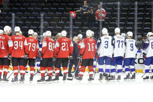 Photo hockey match Switzerland - France le 15/05/2018