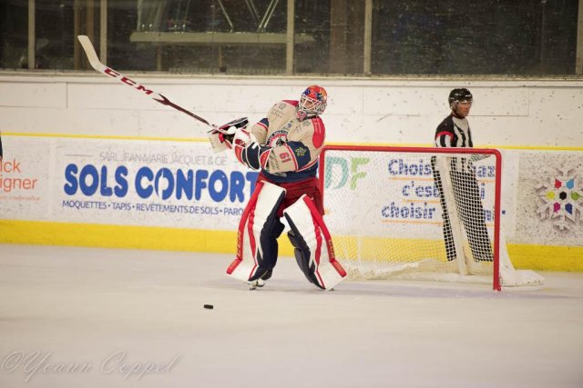 Photo hockey match Chamonix  - Grenoble  le 14/08/2018