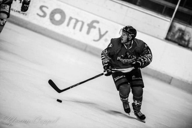 Photo hockey match Chamonix  - Grenoble  le 14/08/2018
