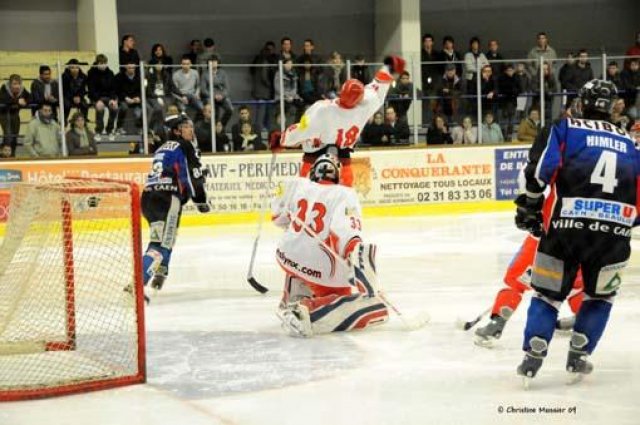 Photo hockey match Caen  - Valence le 07/03/2009