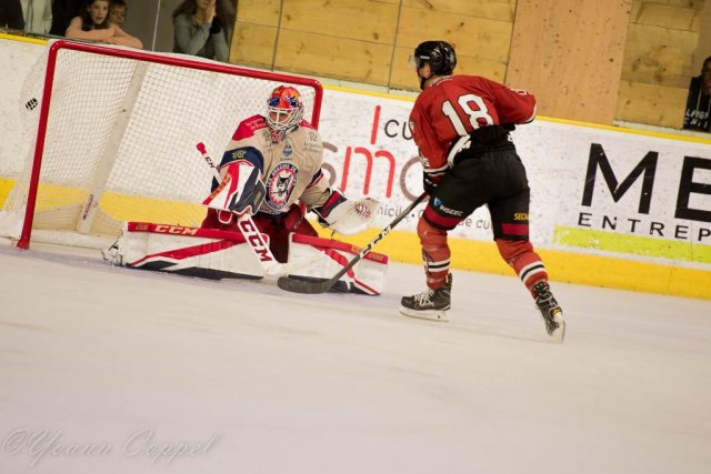 Photo hockey match Chamonix  - Grenoble  le 14/08/2018