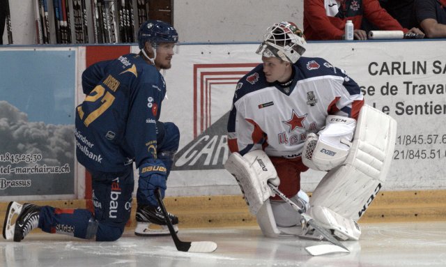 Photo hockey match Moscou - Davos le 15/08/2018