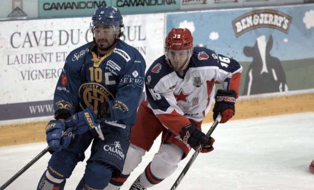 Photo hockey match Moscou - Davos le 15/08/2018