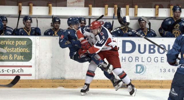 Photo hockey match Moscou - Davos le 15/08/2018