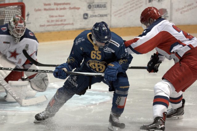 Photo hockey match Moscou - Davos le 15/08/2018