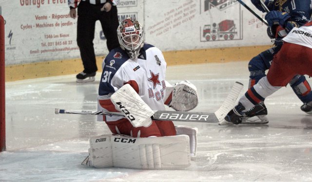 Photo hockey match Moscou - Davos le 15/08/2018