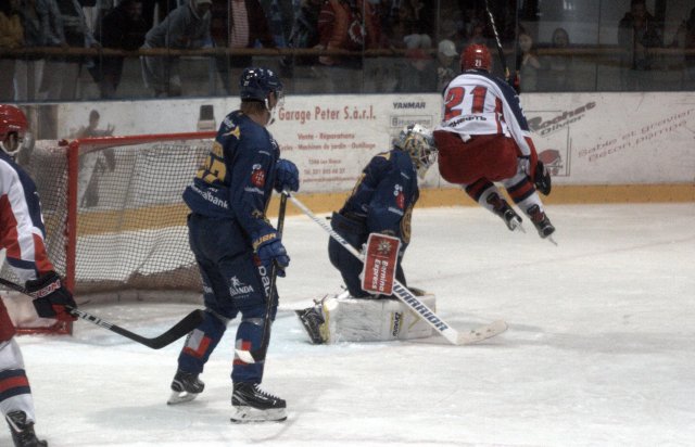 Photo hockey match Moscou - Davos le 15/08/2018
