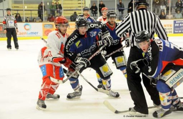 Photo hockey match Caen  - Valence le 07/03/2009