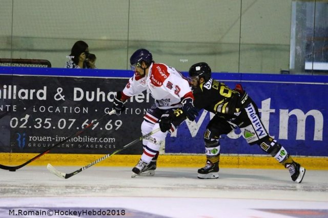 Photo hockey match Rouen - Caen  le 23/08/2018