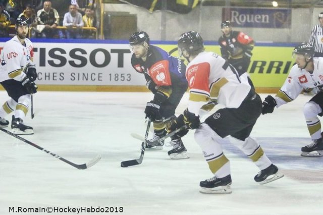 Photo hockey match Rouen - Oulu le 07/09/2018