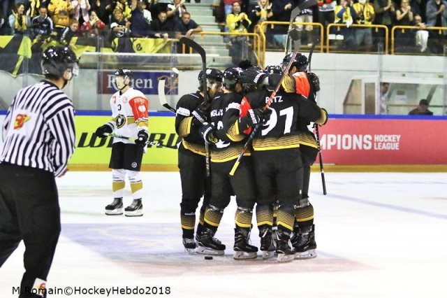 Photo hockey match Rouen - Oulu le 07/09/2018