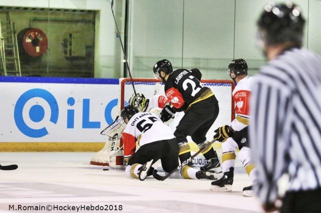 Photo hockey match Rouen - Oulu le 07/09/2018