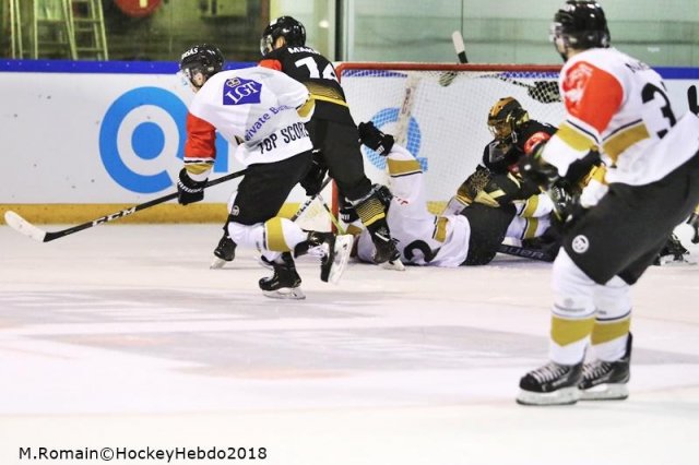Photo hockey match Rouen - Oulu le 07/09/2018