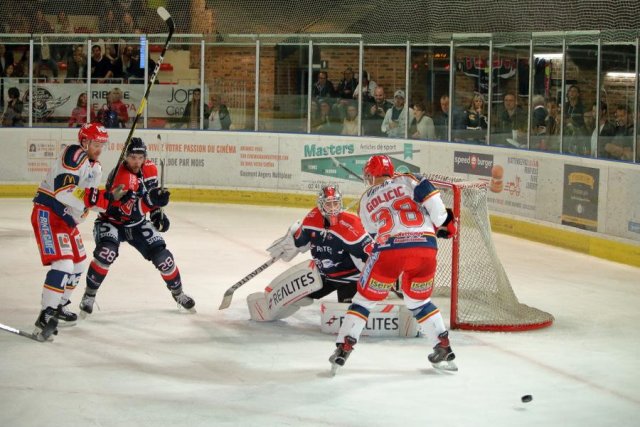 Photo hockey match Angers  - Grenoble  le 14/09/2018