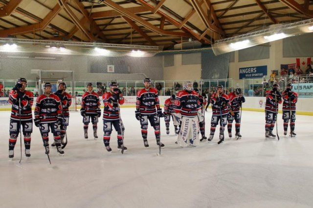 Photo hockey match Angers  - Grenoble  le 14/09/2018