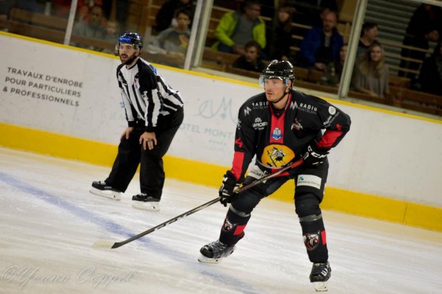 Photo hockey match Chamonix  - Grenoble  le 21/09/2018