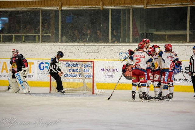 Photo hockey match Chamonix  - Grenoble  le 21/09/2018