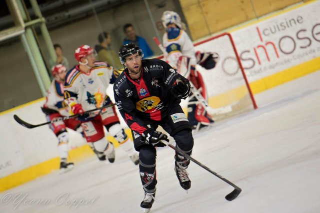 Photo hockey match Chamonix  - Grenoble  le 21/09/2018