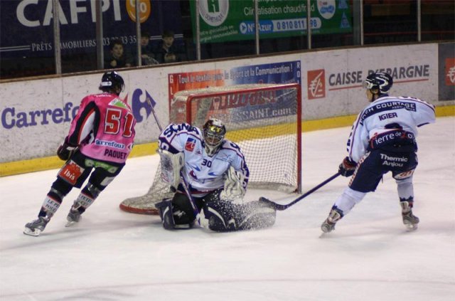 Photo hockey match Amiens  - Angers  le 07/03/2009
