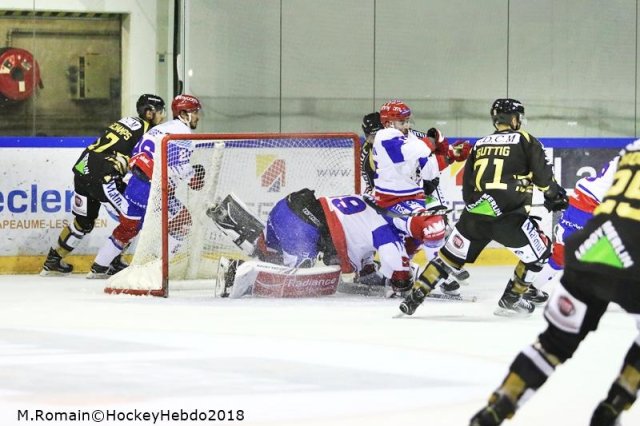 Photo hockey match Rouen - Lyon le 21/09/2018
