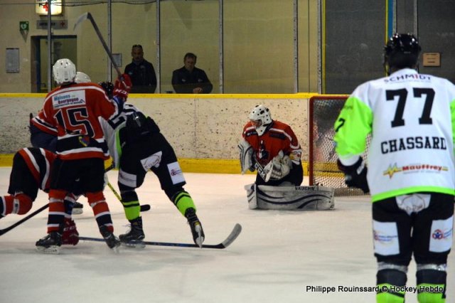 Photo hockey match Dijon  - Epinal  le 22/09/2018