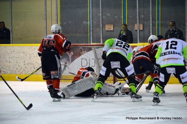 Photo hockey match Dijon  - Epinal  le 22/09/2018