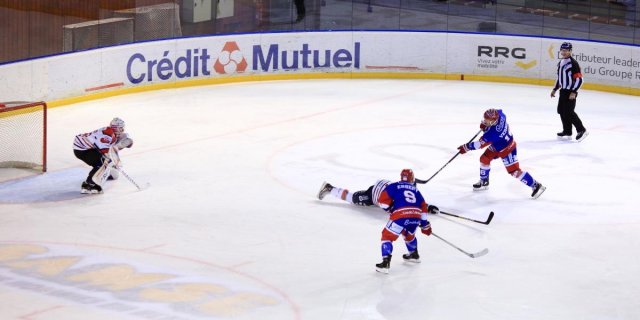 Photo hockey match Lyon - Angers  le 25/09/2018