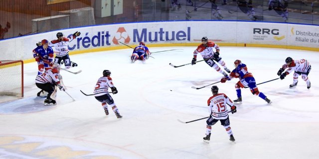 Photo hockey match Lyon - Angers  le 25/09/2018